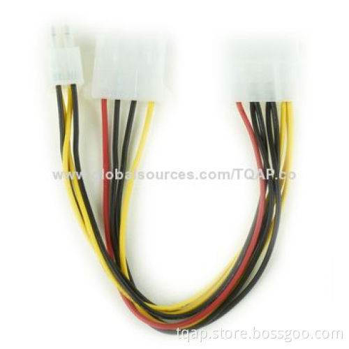 Internal Power Splitter Cable with Two 5-1/4" Connectors